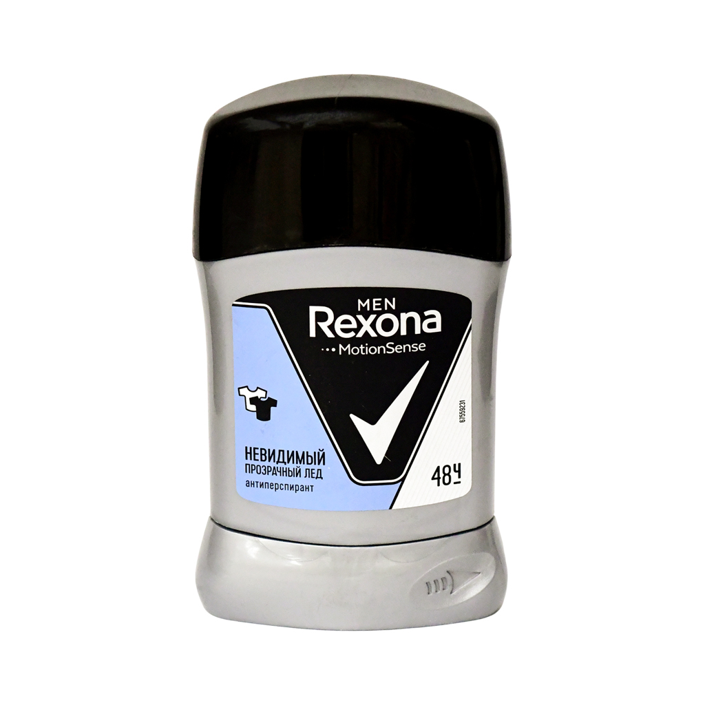 Men's stick "Rexona" Sense, transparent ice 50ml