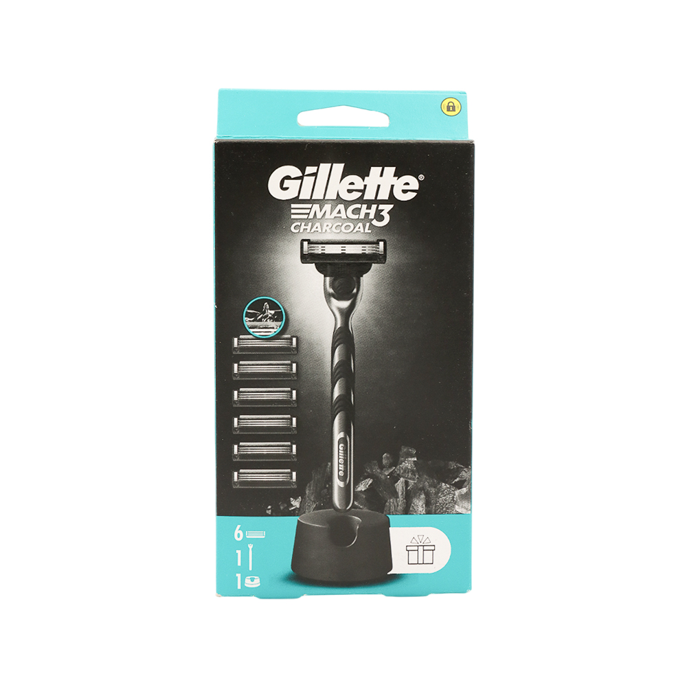Ածելի Gillette mach3 charcol 6+1