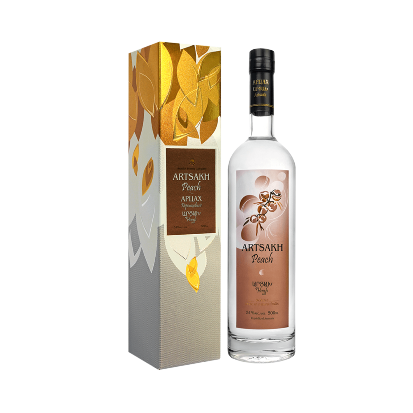 Օղի Արցախ դեղձի ֆրանսիական 0,5լ