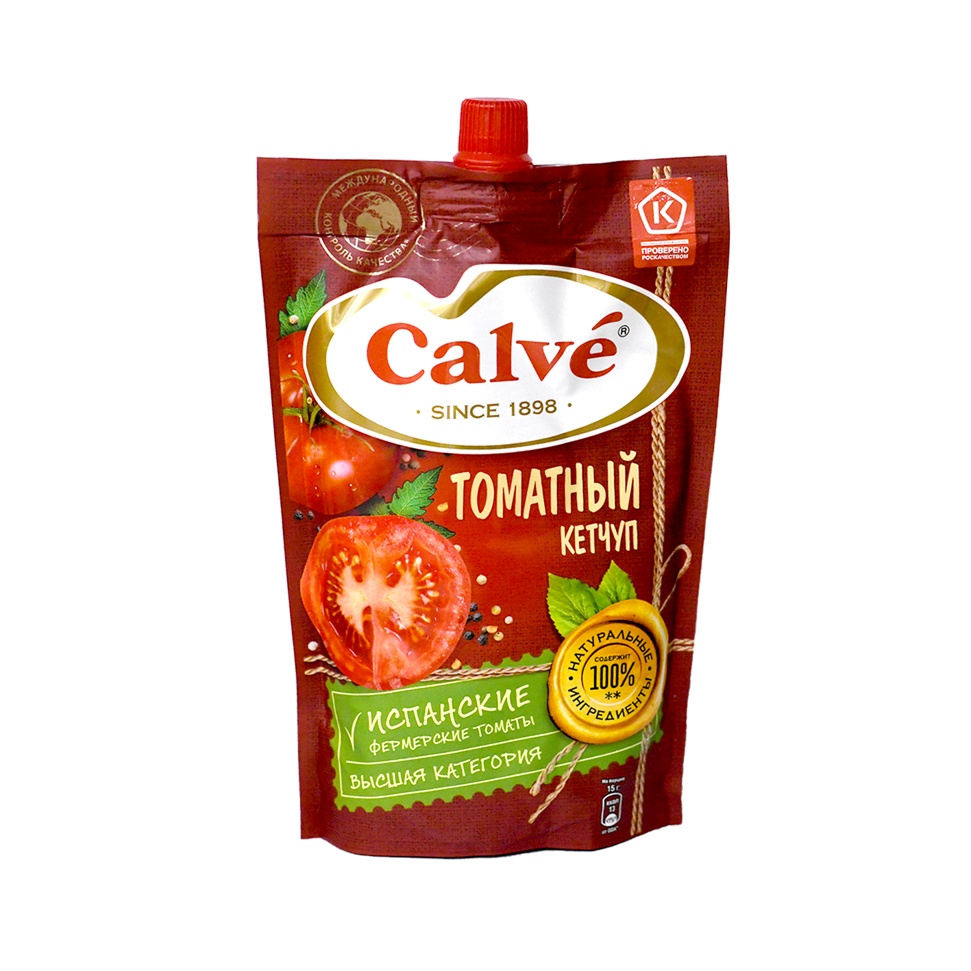 Կետչուպ Կալվե տոմատի մածուկով 350գ
